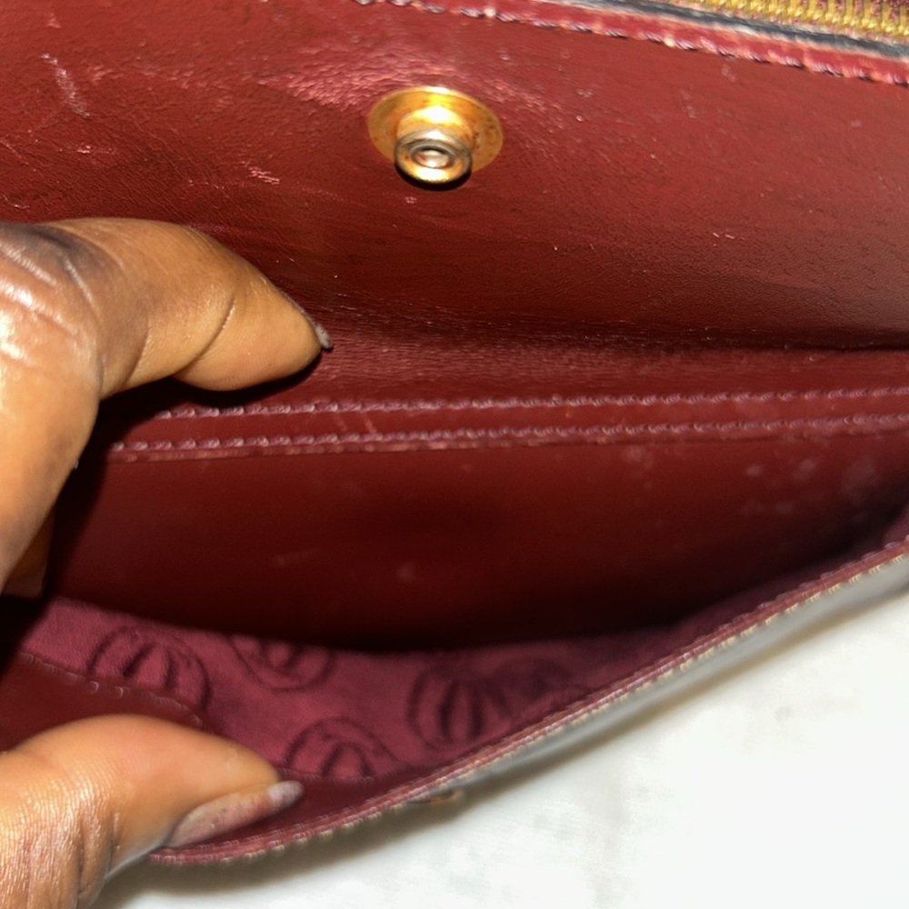 Authentic Cartier Must De Cartier Leather shoulder/cross body bag Bordeaux - Picture 9 of 13
